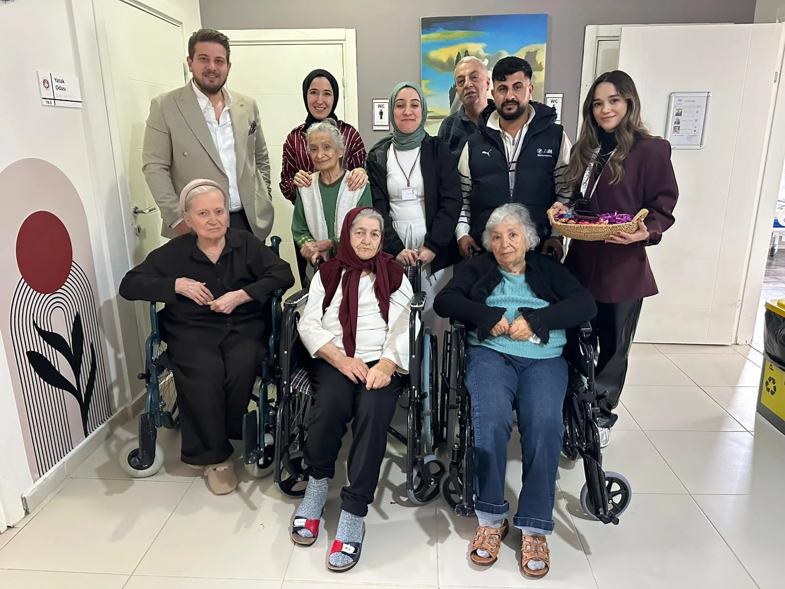Tekirdağ huzurevi ekibi ve misafirleri